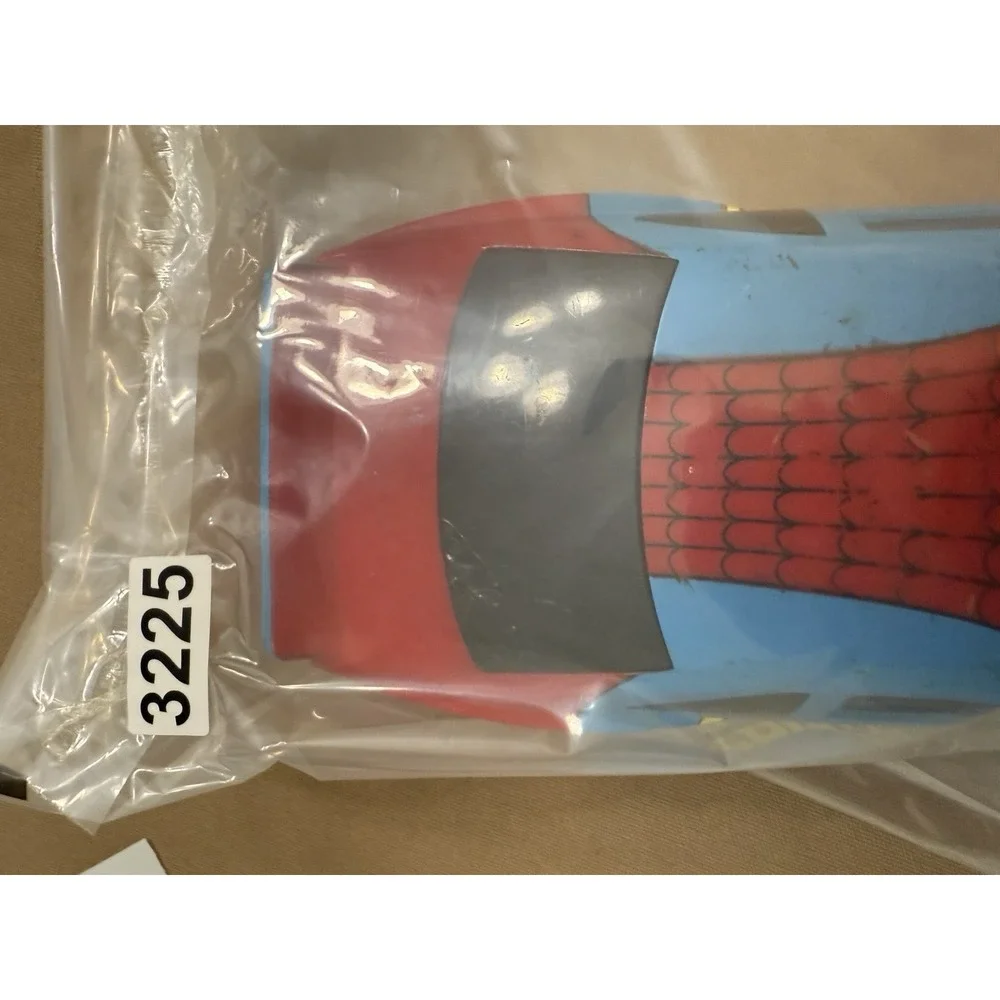 Marvel Spiderman Vintage 2003 Wired RC Remote Control Car Comic Book - No Remote